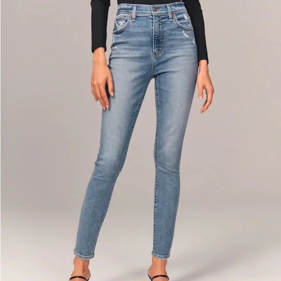 Abercrombie Curve Love Skinny Jeans - Picture 1 of 5